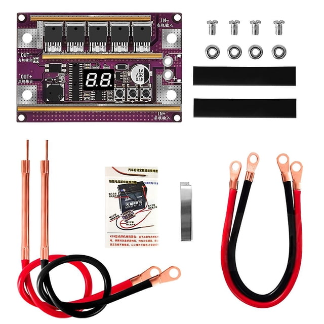 K99 Mini Kit de bricolaje de soldador por puntos automático 99 Ajuste de marcha 0,1-0,3 mm Hoja de níquel Batería de litio 18650