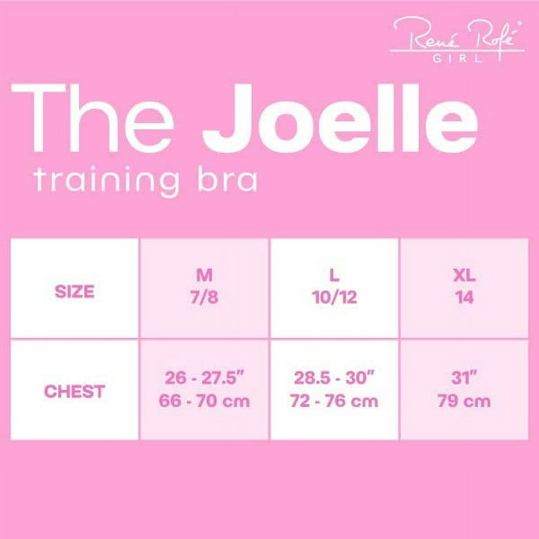 Rene Rofe Girls' Training Bra Set - 10 Piece Cotton Cami Bralette and  Hipster Briefs (7-14)