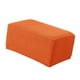 thumbnail image 3 of Cubierta de puf otomano Perfecl de jacquard elásticas Naranja, 3 of 8