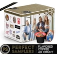 thumbnail image 2 of Perfect Samplers Flavored Coffee Variety Pack, 40 Count Premium K-Cup Pods, Assorted Medium to Bold Roasts for Keurig Machines, 2 of 6