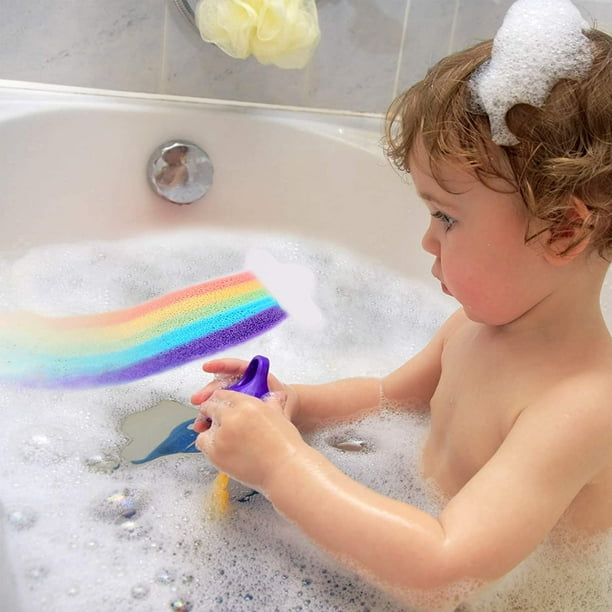 8 Pack Rainbow Cloud Bath Bombs Natural Bath Bombs for Kids