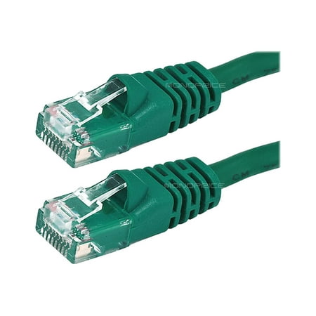 UPC: 0844660021469 | Monoprice – Patch cable – RJ-45 (M) to RJ-45 (M) – 14 ft – UTP – CAT 5e – snagless stranded – green
