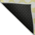 thumbnail image 4 of HomeRoots 595284 5 x 8 ft. Yellow & Gray Polka Dot Washable Indoor & Outdoor Rectangle Area Rug, 4 of 5
