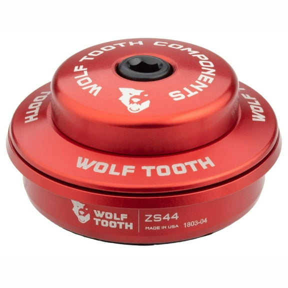 Wolf Tooth Premium Headset - ZS44/28.6 Upper, 6mm Stack, Red
