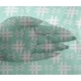 thumbnail image 4 of oneOone Viscose Chiffon Fabric Check Kasuri Printed Craft Fabric BTY 42 Inch Wide, 4 of 4