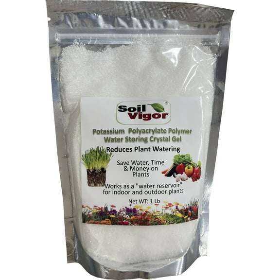 Water Retention Polymer for Grass and Gardens 1 Pound