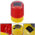 thumbnail image 4 of kurtrusly Solar LED Round Warning Light Lamp Bright Traffic Alarm Flash Light Type A 1Set, 4 of 6