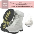 thumbnail image 3 of Tanleewa Waterproof Womens Snow Boots Mid-Calf Winter Boots 8 Female, 3 of 9
