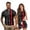 US Flag, variant on Uorisanigo US Flag Couple Matching Outfit Mens Golf Shirt 1/4 Zip Up Short Sleeve Quick-Dry Collared Blouse Tops and Womens Golf Dress with Shorts Sleeveless Workout Athletic Dresses