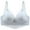Gray, variant on Fengqque Mother's Plus Size Nursing Soft Comfort Fit Bra Lace Strapless Underwear With Front Buckle And Postpartum Feeding To Sagging. Pregnant Bras Are Thin And Lightweight