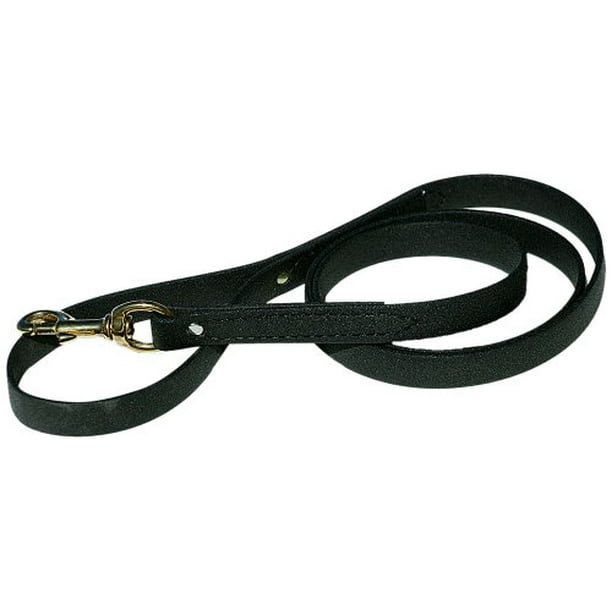 Signature K9 Biothane Leash, 5Feet x 3/4Inch, Black