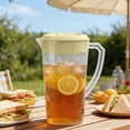 thumbnail image 5 of Cold Brew Pitcher - Large Capacity Beverage Dispenser for Iced Tea, Coffee, Juice, and Infused Water | Slim Design for Fridge Storage | Indoor and Outdoor Use, 5 of 6