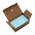 thumbnail image 1 of Methold Tarjetas de mensajes de papel Kraft respetuosas con el medio ambiente, tarjetas Flash en blanco, tarjetas de visita DIY, 100 piezas cartulina Azul, 1 of 6