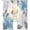 Teal Blue, Cyan, Ash Gray, Frost White, variant on Purple Grey Floral Sheer Curtains 63 Inches Long, Botanical Leaves Spring Chic Flower Light Filtering Window Curtains for Living Room, Rod Pocket Voile Sheer Curtain Drapes, 52"W x 63"L, 2 Panels
