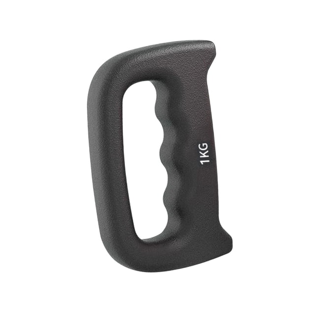 pitrice Boxing Dumbbell Non Slip Handheld Weight Workout 0.5KG Pilates for Black 1KG
