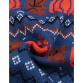 thumbnail image 6 of Cogild Halloween Sweaters for Women Fall Sweater Fair Isle Knit Pumpkin Maple Leaf Pattern Crew Neck Long Sleeve Pullover, 6 of 10
