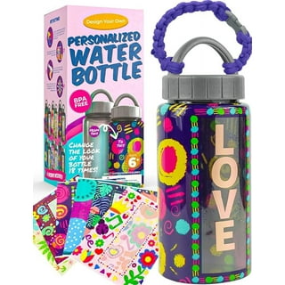 Purple Ladybug Decorate Your Own Water Bottle for Girls Age 6-8 - Cool 8  Year