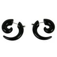thumbnail image 3 of OPOLSKI Fashion Earring Stunning Punk Rock Style Snail Pattern Ear Nail Black, 3 of 8