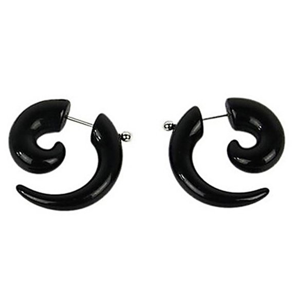 UDIYO Fashion Earring Stunning Punk Rock Style Unisex Snail Pattern Ear Nail for Salon