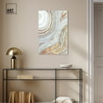 thumbnail image 3 of White Gold Canvas Elegant White and Gold Art by Art Remedy, Gallery Wrapped, 20" x 30", 3 of 7