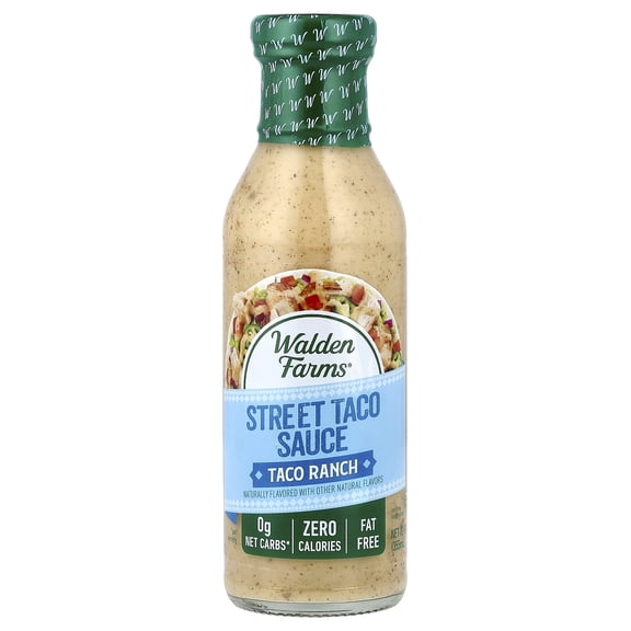 Walden Farms Street Taco Sauce, Taco Ranch, 12 fl oz (355 ml)