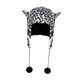 thumbnail image 2 of Lindo gorro de peluche novedoso para actividades al aire libre, mochileros, patinaje En y negro, 2 of 8