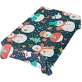 thumbnail image 5 of 60"x120" Christmas Snowman Tablecloth, Waterproof Washable Polyester Square Table Cover, Durable Tablecloth for Kitchen Dining Table Party Decor, 5 of 7