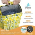 thumbnail image 2 of Travel Cooler Bag - Lemon Camping Beer Cooler Backpack with Bottle Opener- Waterproof Insulated Picnic Backpacks - Cooler Bag for Beach, 2 of 6