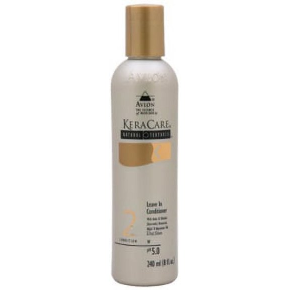 Size : 8 oz , Avlon KeraCare Natural Textures Leave In Conditioner Hair - Pack of 2 w/ Sleekshop Teasing Comb