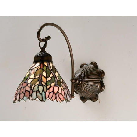 Meyda Tiffany 18721 7 Inch W Wisteria 1 Lt Wall Sconce