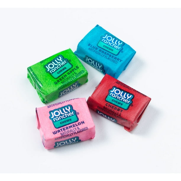 Jolly Rancher Chews Candy - 12-Pack Box Of Original Fruit Flavors, Bulk Chewy Candy