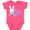 Vintage Hot Pink, variant on Inktastic My 1st Easter with Bunny and Easter Basket Girls Baby Bodysuit
