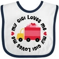 thumbnail image 3 of Inktastic My Gigi Loves Me Boys or Girls Baby Bib, 3 of 4