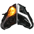 thumbnail image 4 of Ikon Motorsports Compatible with 09-22 Nissan R35 GTR GT-R Coupe USDM & LHD Full LED Headlights Pair LH RH, 4 of 7