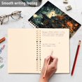 thumbnail image 5 of WOBOGO Pumpkinhead Castle Notebook College Horizontal Grid Paper Ink Spill Resistant Water Resistant Cover 8.3x5.7x0.4in, 5 of 8