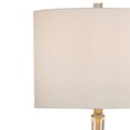 thumbnail image 2 of Bassett Mirror Ambrose Table Lamp with Clear and Gold Leaf Finish L3656T, 2 of 3
