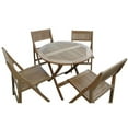 thumbnail image 2 of Windsor 5-Pieces Folding Round Bistro Set, 2 of 6