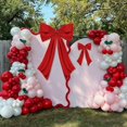 thumbnail image 4 of AUR Red Bow Decor 2 Pack,Large & Small Red Coquette Room Backdrop Wall Decor for Christmas Decorations Bachelorette Bridal Shower Bow Valentines Xmas Decor, 4 of 16