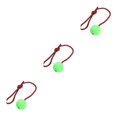 thumbnail image 2 of Billuyoard Pelota elástica de goma para mascotas de 2 uds para entrenamiento de pulido de dientes-pelota de goma sólida duradera y segura verde Type1 NO1, 2 of 6