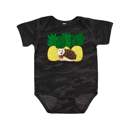 

Inktastic Pineapple Hedgehog Boys or Girls Baby Bodysuit