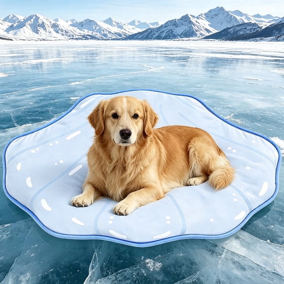Dog Cooling Mat,Washable Cool Mat for Dogs,Self Cooling Pads for Dogs Cats,Cool Fabric & Internal Cooling Pad Large