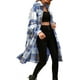 thumbnail image 3 of Txlixc Chaqueta a cuadros para mujeres, chaqueta de bolsillo para adultos Txlixc  moda, 3 of 8