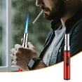 thumbnail image 1 of Fridja Clearance Under 5$ Windproof Torch Blue Flame Lighter Inflatable Gas Windproof Lighter Lighter Outdoor Barbecue Kitchen Essentials, 1 of 6
