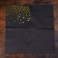 thumbnail image 4 of Servilletas de cóctel doradas, paquete de 20 servilletas desechables con confeti de lunares dorados, ideales para decoración de fiesta de boda y cumpleaños, 4 of 5