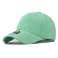 thumbnail image 2 of Prolriy Baseball Cap Hats for Men Women Adult Casual Fashion Printed Adjustable Outdoor Sunshade Breathable Hat Trucker Hat Mint Green, 2 of 4