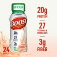 thumbnail image 2 of Boost High Protein with Fiber Balanced Nutritional Drink, Creamy Strawberry, 8 fl oz Bottle, 24 Pack, 2 of 8