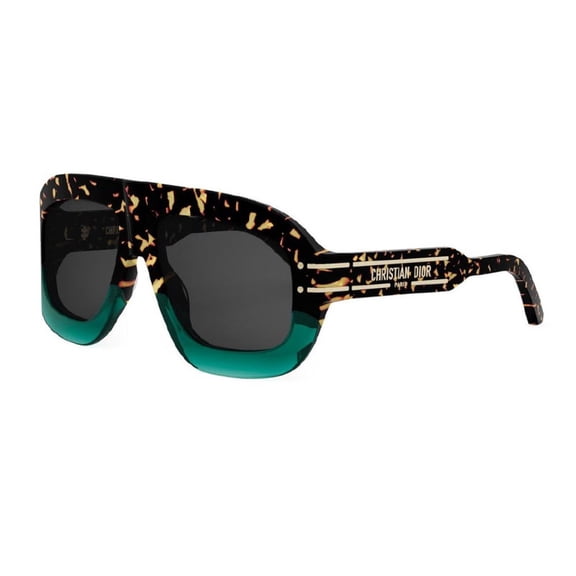 Dior DIORSIGNATURE M1U 27A0 58mm Aviator Sunglasses Women's Havana