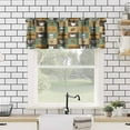 thumbnail image 5 of Coffee Valance Curtains Farmhouse Rustic Coffee Cups and Beans Vintage Aesthetic Art Rod Pocket Curtain Valance for Kitchen Bedroom Living Room Decor 1 Panel W54xL18 Inch, 5 of 6