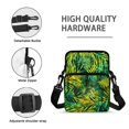thumbnail image 7 of Psesaysky Crossbody Bag for Shop, with Zipper Pockets Lightweight Coin Bag for Womens Tropical Palm Leaf Theme Crossbody Bags, 7 of 7