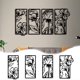 thumbnail image 2 of Xihbxyly Arte Floral de Metal, Adornos de Pared de Hierro Hechos a Mano, Decoración Inspirada En La Naturaleza, Versátil para Uso En Interiores y Exteriores, Elegante Decoración para El Hogar, Regalo, 2 of 7